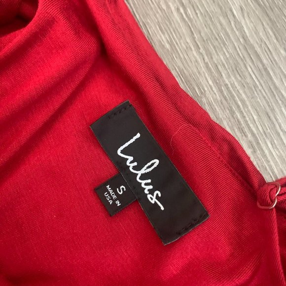 Lulus Red Maxi Dress - Picture 6 of 6